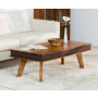 AISER Royal Massiver Echt-Holz Palisander Couchtisch Tacoma 118 x 60 cm