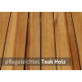 AISER Royal Garten Lounge Set -Bali-  Sitzgruppe mit 2 Sesseln und Kaffee Tisch aus echtem Teak Holz