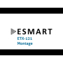 ESMART ETX-121BBA Elektrischer Schreibtisch 160 x 80 cm (Bambus Dekor)