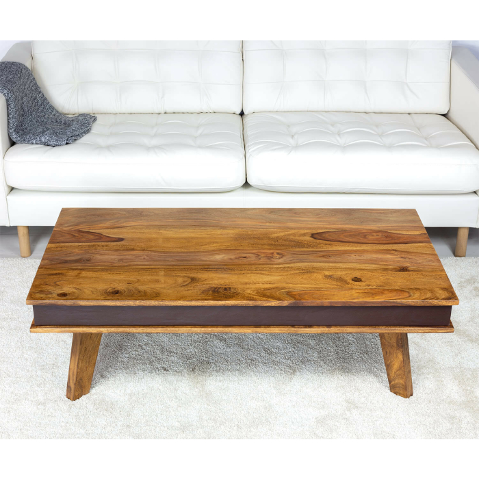 AISER Royal Massiver Echt-Holz Palisander Couchtisch Tacoma 118 x 60 cm