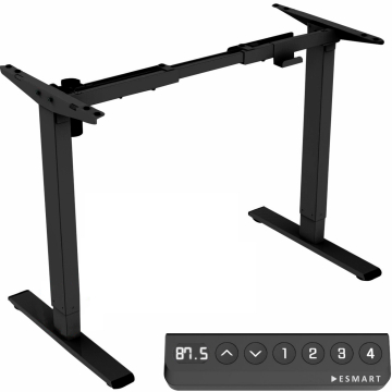 ESMART ELX-121B Elektrisch höhenverstellbares Schreibtischgestell Schwarz ESMART ELX-121B Elektrisch höhenverstellbares Schreibtischgestell Schwarz