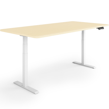 ESMART EZX-132WO Elektrischer Schreibtisch 160 x 80 cm Eiche hell Dekor ESMART EZX-132WO Elektrischer Schreibtisch 160 x 80 cm Eiche hell Dekor
