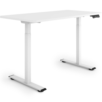 ESMART ERX-122WW Elektrischer Schreibtisch 120 x 60 cm (Weiß)