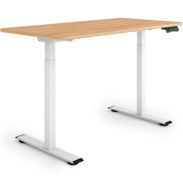 ESMART ERX-122WM Elektrischer Schreibtisch 120 x 60 cm (Ahorn Dekor)