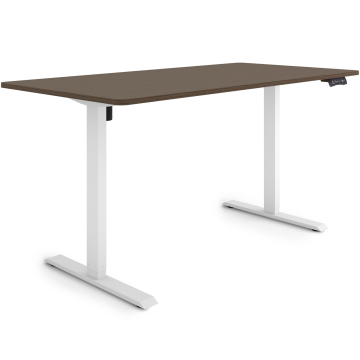 ESMART ETX-121WE Elektrischer Schreibtisch 160 x 80 cm (Ebenholz Dekor)
