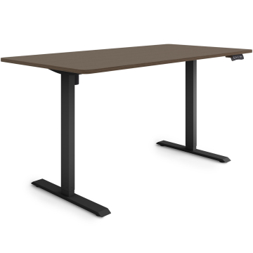 ESMART ETX-121BE Elektrischer Schreibtisch 160 x 80 cm (Ebenholz Dekor)