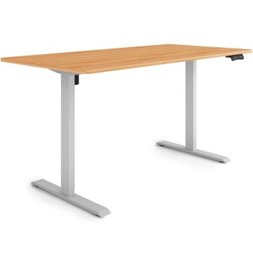 ESMART ETX-121GM Elektrischer Schreibtisch 160 x 80 cm (Ahorn Dekor)