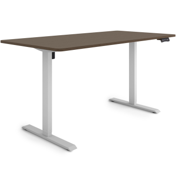 ESMART ETX-121GE Elektrischer Schreibtisch 160 x 80 cm (Ebenholz Dekor)