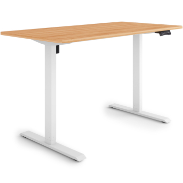 ESMART ETX-121WM Elektrischer Schreibtisch 140 x 70 cm (Ahorn Dekor)
