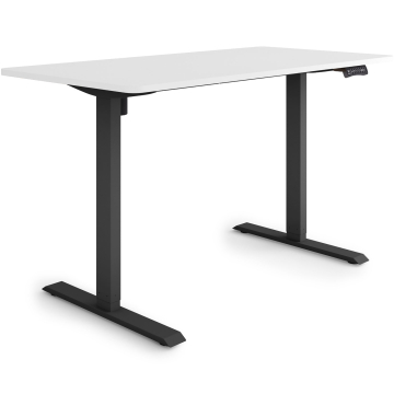 ESMART ETX-121BW Elektrischer Schreibtisch 140 x 70 cm (Weiß)