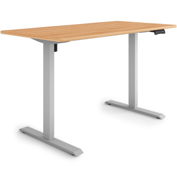 ESMART ETX-121GM Elektrischer Schreibtisch 140 x 70 cm (Ahorn Dekor)