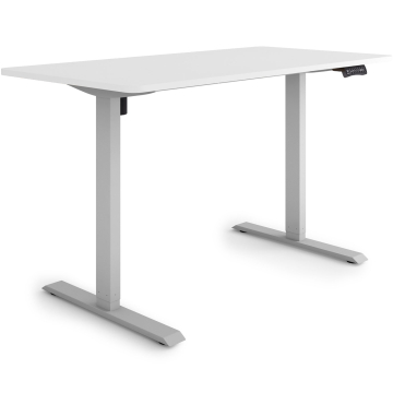 ESMART ETX-121GW Elektrischer Schreibtisch 140 x 70 cm (Weiß)