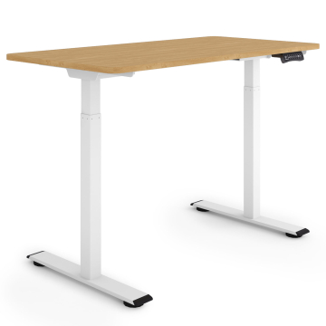 ESMART ERX-122WBA Elektrischer Schreibtisch 120 x 60 cm (Bambus Dekor)