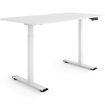 ESMART ERX-122WW Elektrischer Schreibtisch 140 x 70 cm (Weiß)