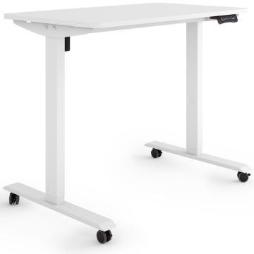 ESMART ETX-121WW Elektrischer Schreibtisch auf Rollen 100 x 60 cm (Weiß) ESMART ETX-121WW Elektrischer Schreibtisch auf Rollen 100 x 60 cm (Weiß)