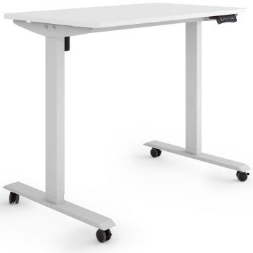 ESMART ETX-121GW Elektrischer Schreibtisch auf Rollen 100 x 60 cm (Weiß) ESMART ETX-121GW Elektrischer Schreibtisch auf Rollen 100 x 60 cm (Weiß)