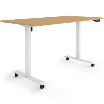 ESMART ETX-121WBA Elektrischer Schreibtisch auf Rollen 160 x 80 cm (Bambus Dekor) ESMART ETX-121WBA Elektrischer Schreibtisch auf Rollen 160 x 80 cm (Bambus Dekor)