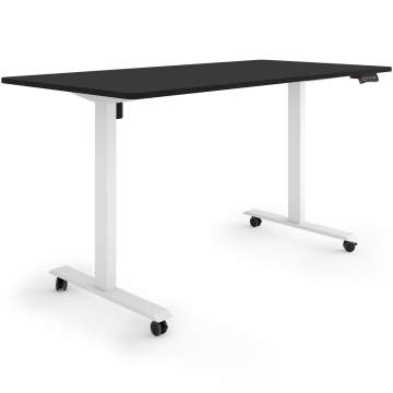 ESMART ETX-121WB Elektrischer Schreibtisch auf Rollen 160 x 80 cm (Schwarz) ESMART ETX-121WB Elektrischer Schreibtisch auf Rollen 160 x 80 cm (Schwarz)
