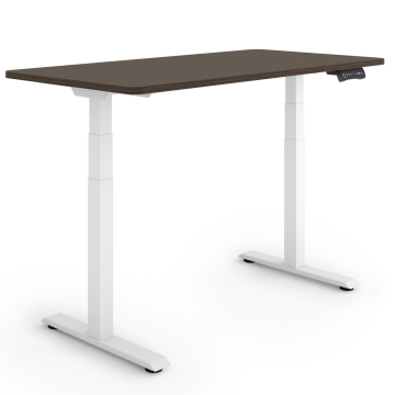 ESMART EZX-132WE Elektrischer Schreibtisch 120 x 60 cm (Ebenholz Dekor)