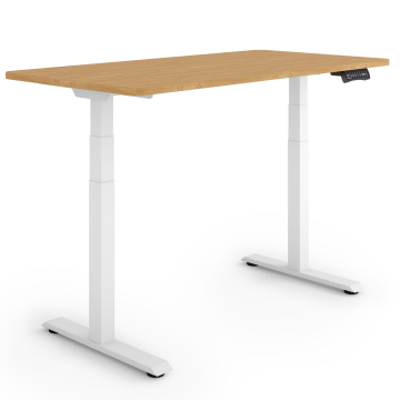 ESMART EZX-132WBA Elektrischer Schreibtisch 120 x 60 cm (Bambus Dekor)