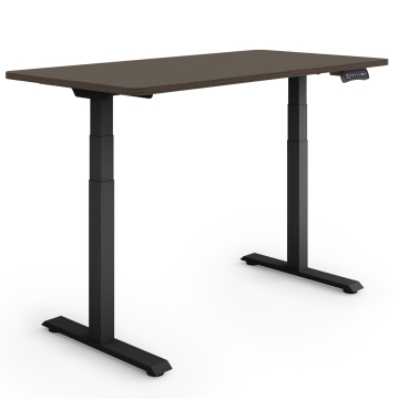 ESMART EZX-132BE Elektrischer Schreibtisch 120 x 60 cm (Ebenholz Dekor)