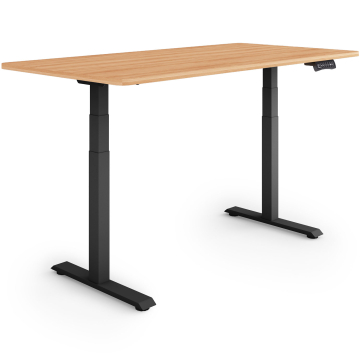 ESMART EZX-132BM Elektrischer Schreibtisch 140 x 70 cm (Ahorn Dekor)