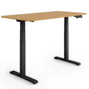 ESMART EZX-132BBA Elektrischer Schreibtisch 120 x 60 cm (Bambus Dekor)