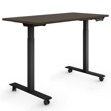 ESMART ERX-122BE Elektrischer Schreibtisch auf Rollen 120 x 60 cm (Ebenholz Dekor) ESMART ERX-122BE Elektrischer Schreibtisch auf Rollen 120 x 60 cm (Ebenholz Dekor)