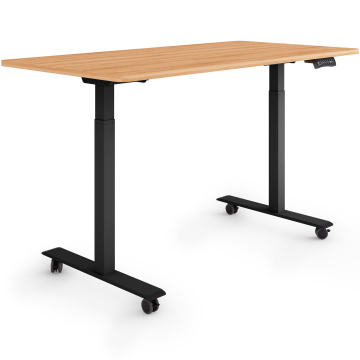 ESMART ERX-122BM Elektrischer Schreibtisch auf Rollen 140 x 70 cm (Ahorn Dekor) ESMART ERX-122BM Elektrischer Schreibtisch auf Rollen 140 x 70 cm (Ahorn Dekor)