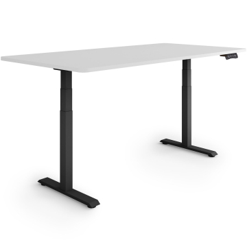 ESMART EZX-132BG Elektrischer Schreibtisch 160 x 80 cm (Hellgrau)