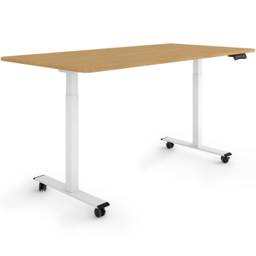 ESMART ERX-122WBA Elektrischer Schreibtisch auf Rollen 160 x 80 cm (Bambus Dekor) ESMART ERX-122WBA Elektrischer Schreibtisch auf Rollen 160 x 80 cm (Bambus Dekor)