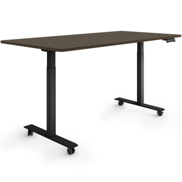ESMART ERX-122BE Elektrischer Schreibtisch auf Rollen 160 x 80 cm (Ebenholz Dekor) ESMART ERX-122BE Elektrischer Schreibtisch auf Rollen 160 x 80 cm (Ebenholz Dekor)