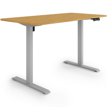 ESMART ETX-121GBA Elektrischer Schreibtisch 140 x 70 cm (Bambus Dekor)