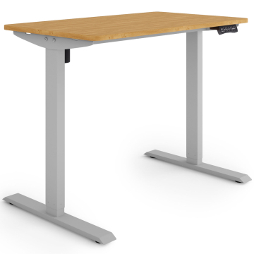 ESMART ETX-121GBA Elektrischer Schreibtisch 100 x 60 cm (Bambus Dekor)