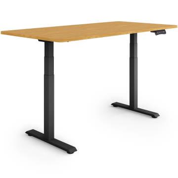 ESMART EZX-132BBA Elektrischer Schreibtisch 140 x 70 cm (Bambus Dekor)