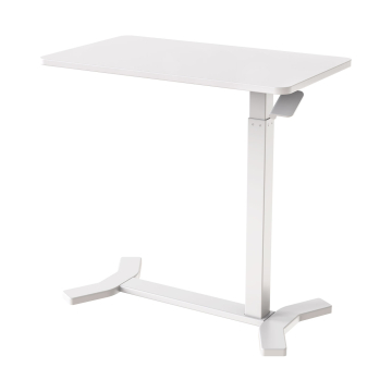 ESMART EACM-121WW Beistelltisch pneumatisch höhenverstellbar 70 x 40 cm (Weiß) (B-Ware)